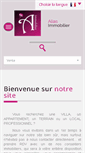 Mobile Screenshot of aliasimmobilier.fr